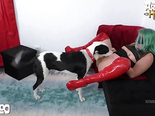 Mommy Ended Up On The Ground At One Point And Dog Got A Good Few Sniffs And Licks In At Her