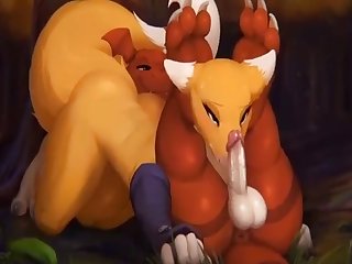 Dog Fuck Girl Threesome
